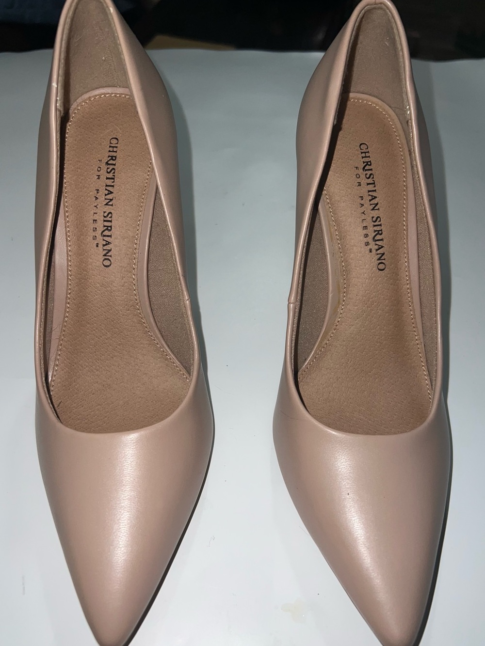 Christian Siriano for Payless Nude Pointed Toe Pumps Size 8
